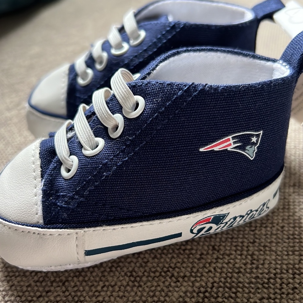NFL Patriots Pre-Walker baby shoes
